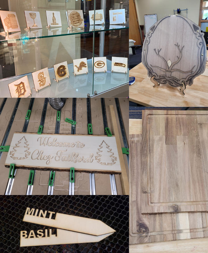 Collage of projects created at Ingenuity Engine