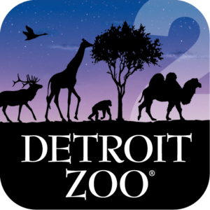 image of Detroit Zoo logo with animal silhouettes