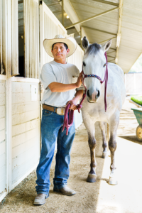 Sam Comen, Camilo Hernandez, Ranch manager from the series Working America, 2019; Digital photograph, 27 x 18 inches; Courtesy of the artist.