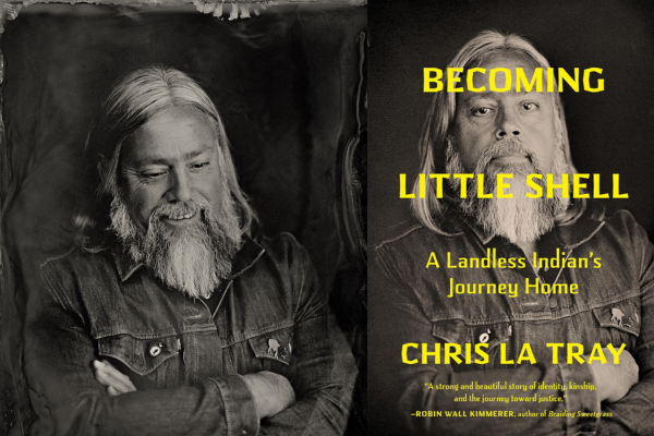 Author Chris La Tray and his book Becoming Little Shell
