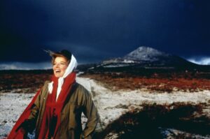 Katharine Hepburn onlocation for ‘The Lion in Winter,’ Wicklow Mountains in Ireland, AVCO Embassy Pictures, 1968;